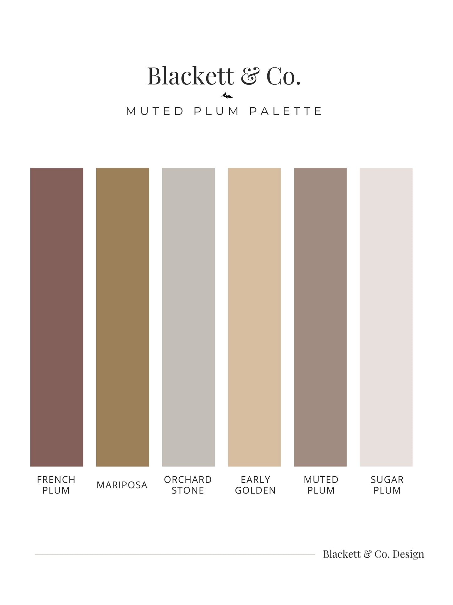 Muted Plum Colour Palette