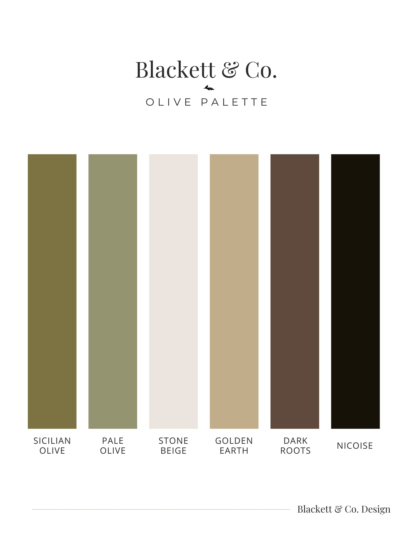 Olive Colour Palette