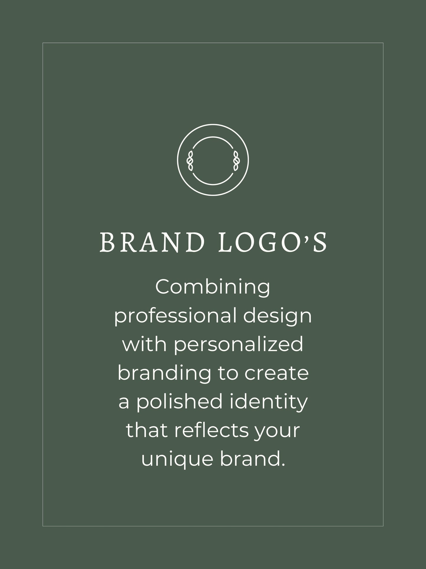 Combining professional design with personalized branding to create a polished identity that reflects your unique brand.
