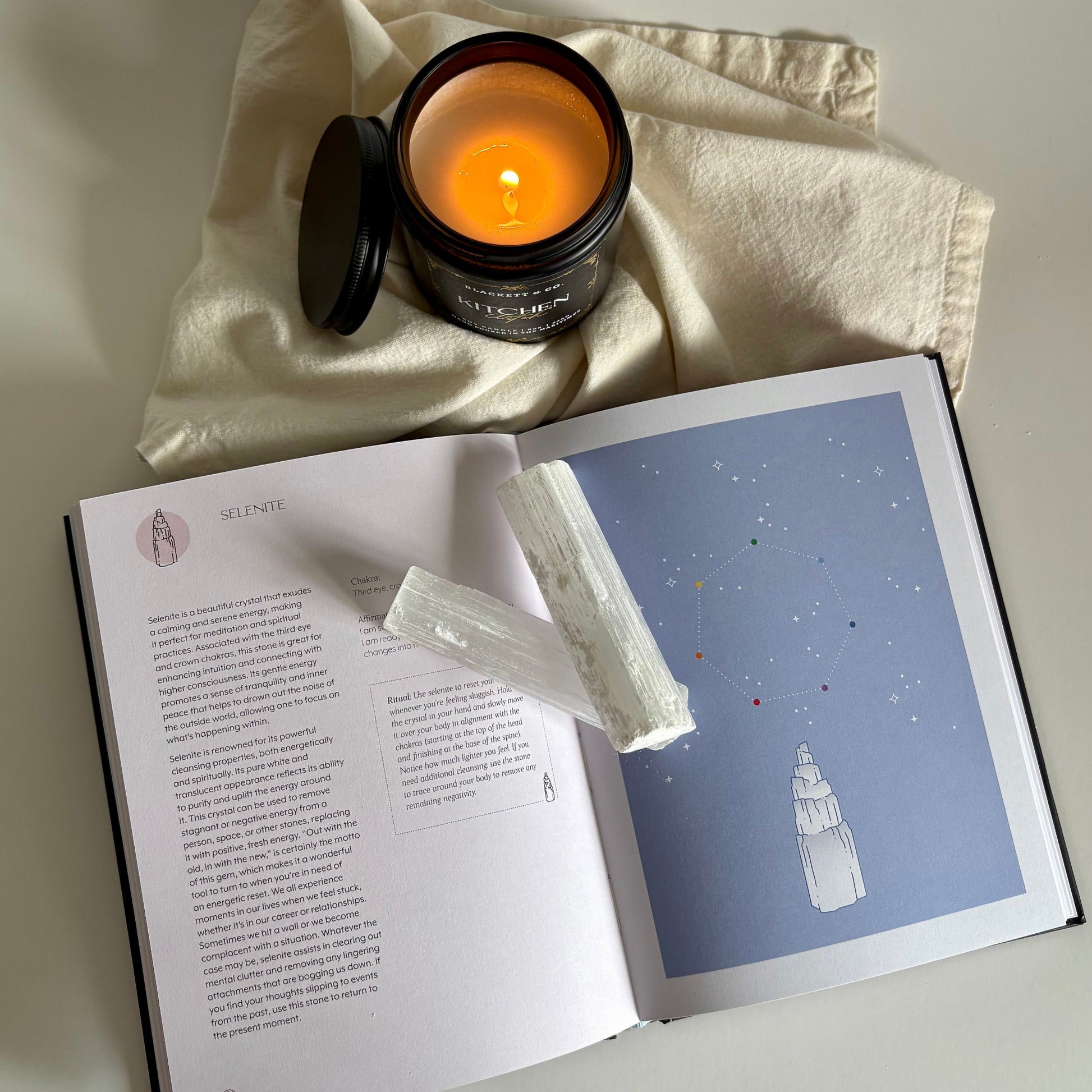 Self-Love Crystals: Crystal spells and rituals for magical self-care by Katie Huang and illustrated by Marie-Noël Dumont