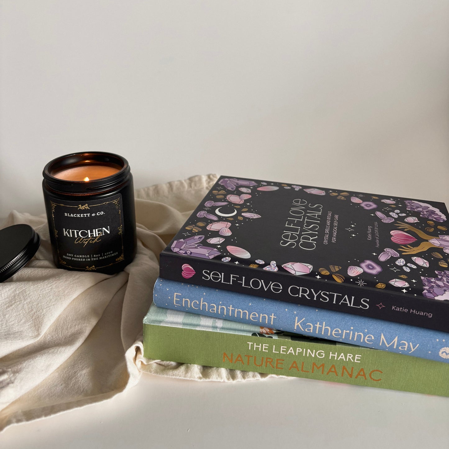 Self-Love Crystals: Crystal spells and rituals for magical self-care by Katie Huang and illustrated by Marie-Noël Dumont