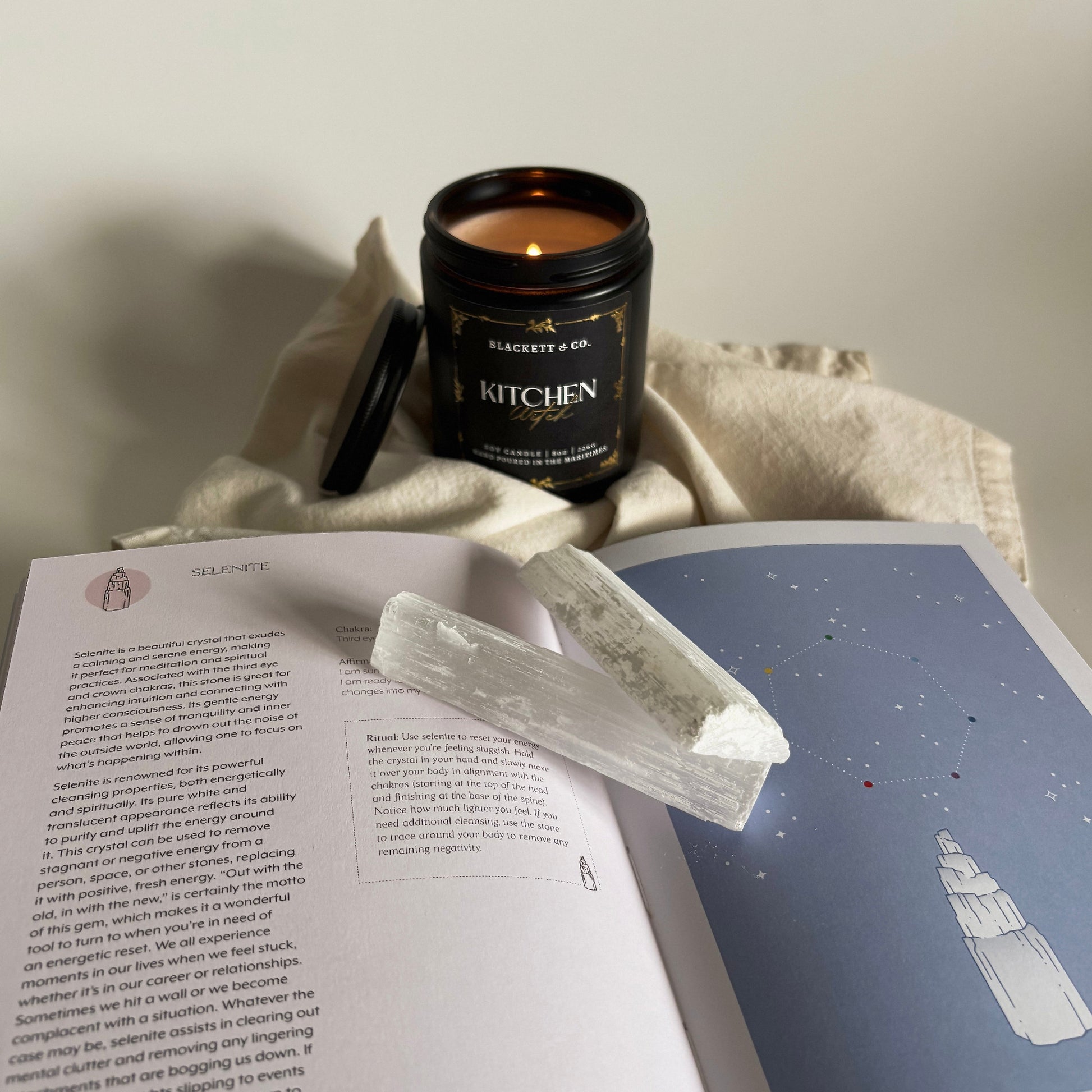 Self-Love Crystals: Crystal spells and rituals for magical self-care by Katie Huang and illustrated by Marie-Noël Dumont