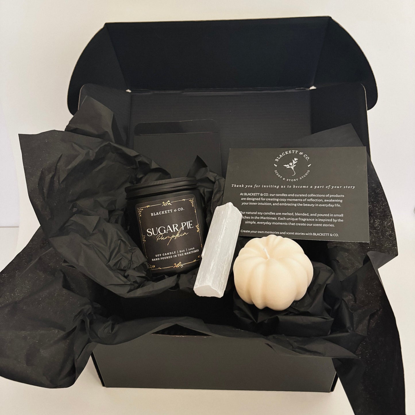 SUGAR PIE PUMPKIN & SELENITE SET