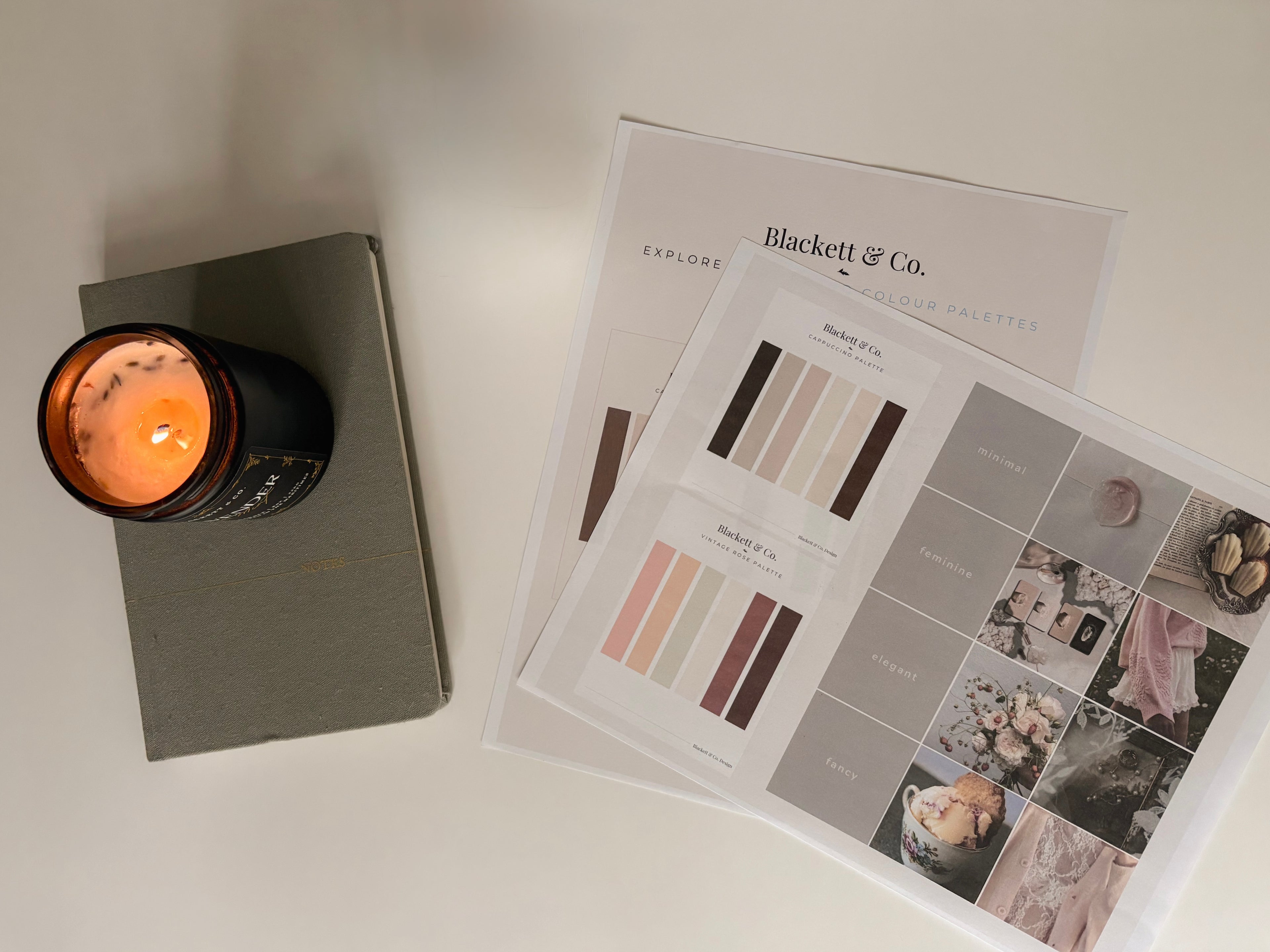 Build a cohesive brand with Blackett & Co.'s logo design, brand identity, website concepts, product labels, and strategic branding services.