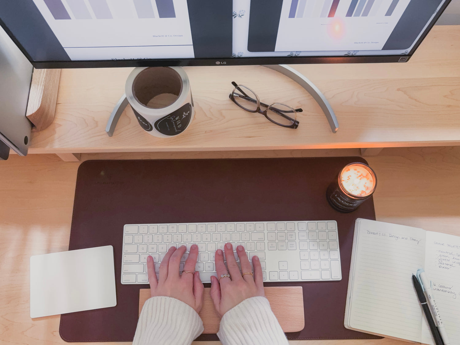 Build a cohesive brand with Blackett & Co.'s logo design, brand identity, website concepts, product labels, and strategic branding services.
