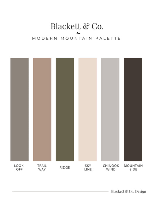 Modern Mountain Colour Palette