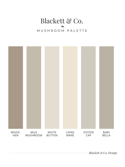Mushroom Colour Palette