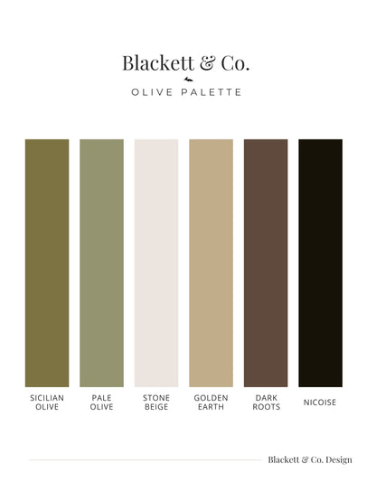 Olive Colour Palette