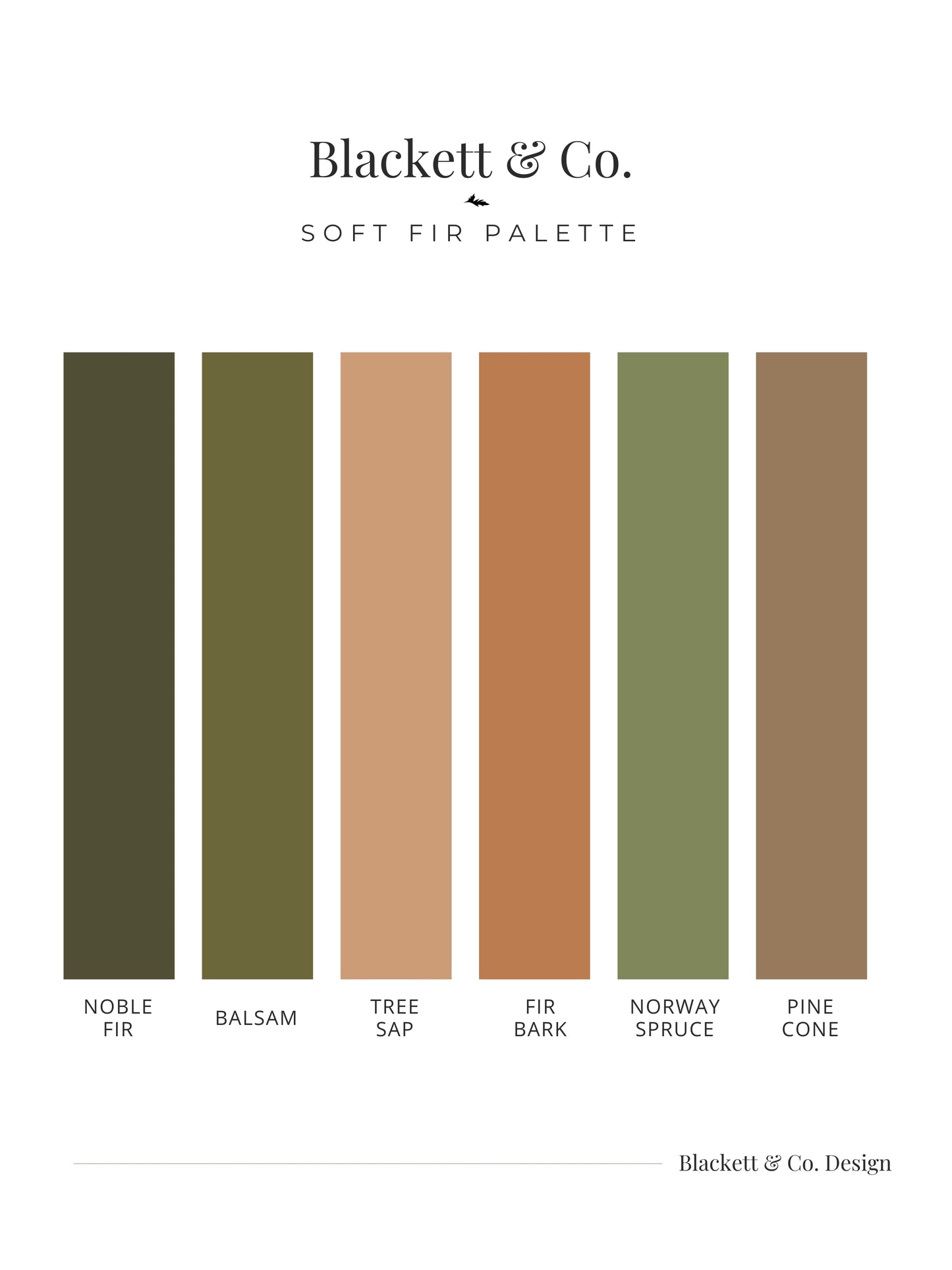 Soft Fir Colour Palette