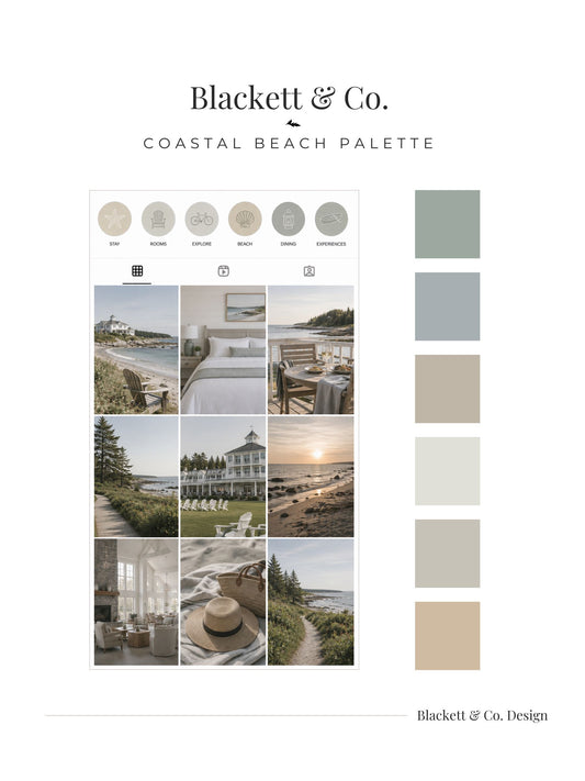 Coastal Beach Colour Palette