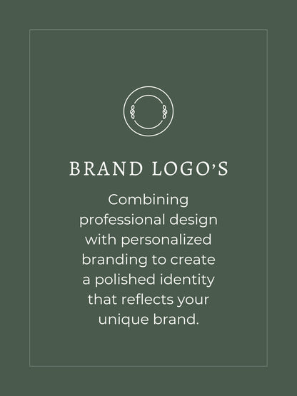 Combining professional design with personalized branding to create a polished identity that reflects your unique brand.