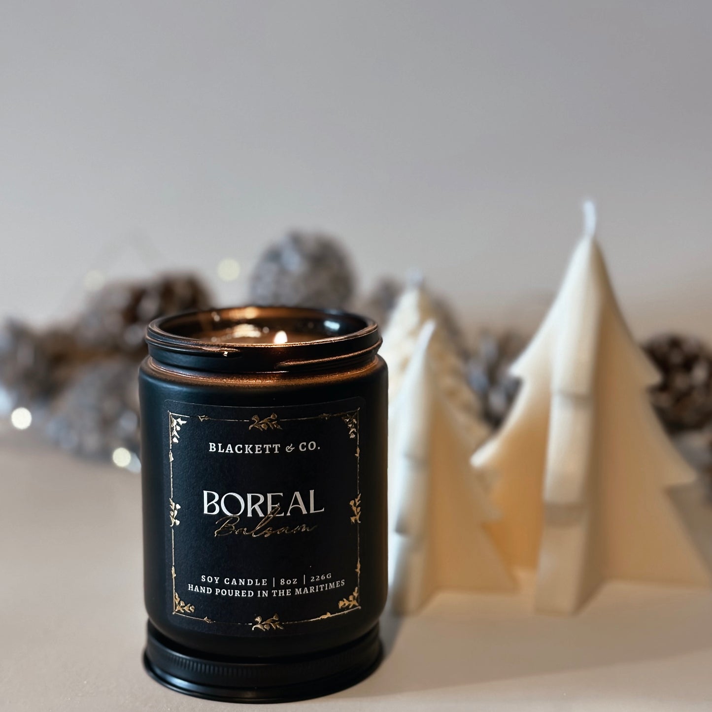 LARGE TREE-SHAPED CANDLE (unscented)