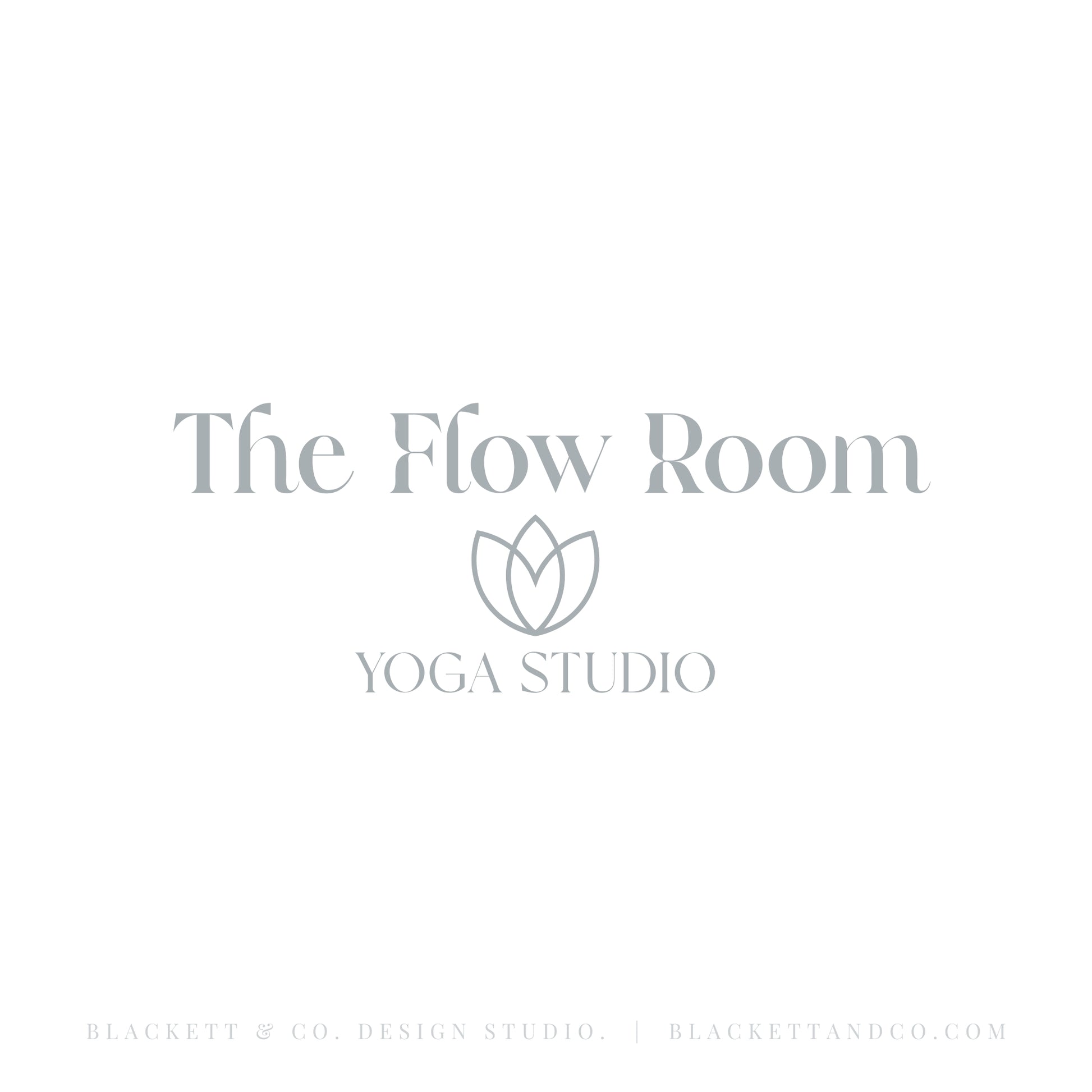 Flow Brand Logo minimalist graphic with text.