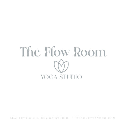 Flow Brand Logo minimalist graphic with text.